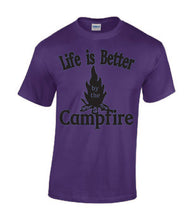 Load image into Gallery viewer, Life Is Better By The Campfire Youth T-shirts
