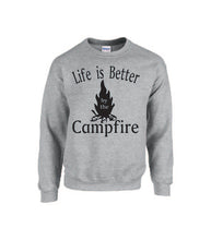 Load image into Gallery viewer, Life Is Better By The Campfire Crewnecks
