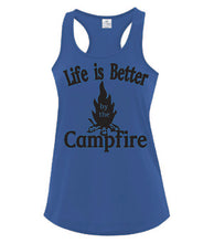 Load image into Gallery viewer, Life Is Better By The Campfire Ladies Tanks
