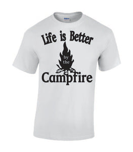 Life Is Better By The Campfire Youth T-shirts