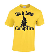 Load image into Gallery viewer, Life Is Better By The Campfire Youth T-shirts
