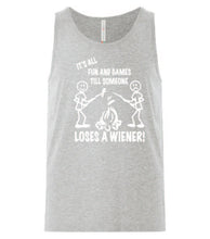 Load image into Gallery viewer, It&#39;s all Fun and Games Tanks White Letters
