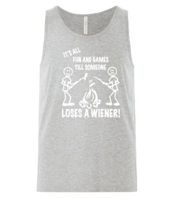 It's all Fun and Games Tanks White Letters