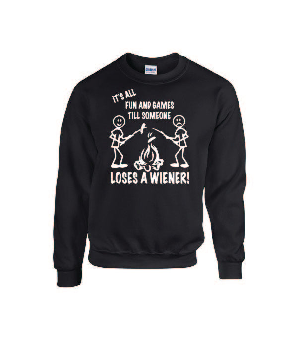 It's all Fun and Games Crewnecks White Letters