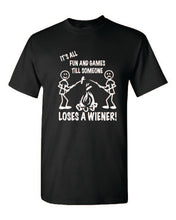 Load image into Gallery viewer, It&#39;s all Fun and Games Youth T-shirts White Letters
