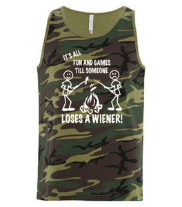 It's all Fun and Games Tanks White Letters