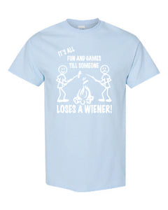 It's all Fun and Games T-shirts White Letters