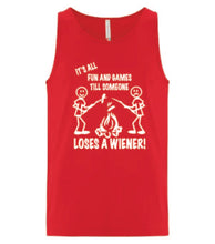 Load image into Gallery viewer, It&#39;s all Fun and Games Tanks White Letters
