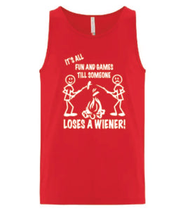 It's all Fun and Games Tanks White Letters