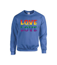 Load image into Gallery viewer, Love Is Love Crewnecks
