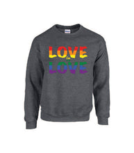 Load image into Gallery viewer, Love Is Love Crewnecks
