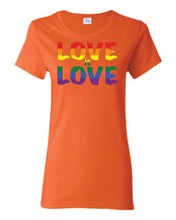Load image into Gallery viewer, Love Is Love Ladies T-shirts
