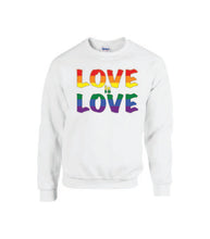 Load image into Gallery viewer, Love Is Love Crewnecks
