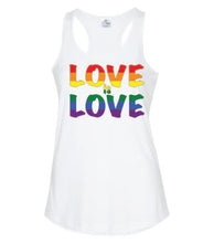Load image into Gallery viewer, Love Is Love Ladies Tanks
