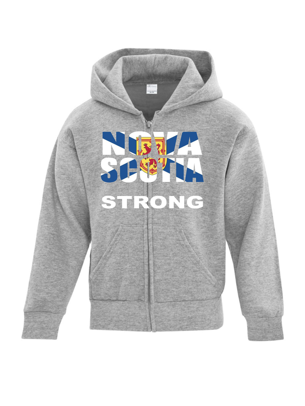 Fleece Full Zip Hooded Youth Sweatshirt