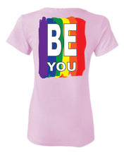 Load image into Gallery viewer, Pride Be You Ladies T-shirt
